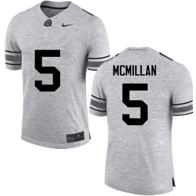 Men's Ohio State Buckeyes #5 Raekwon McMillan Gray Nike NCAA College Football Jersey Season RFF4544NP